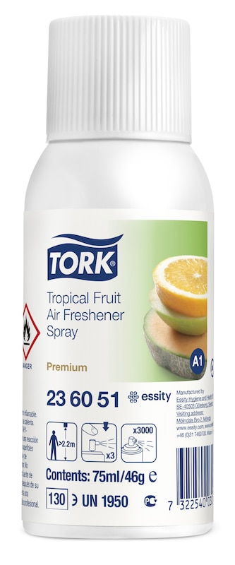 Tork A1 Lufterfrischer Spray mit Fruchtduft Tork A1 Lufterfrischer Spray mit Fruchtduft