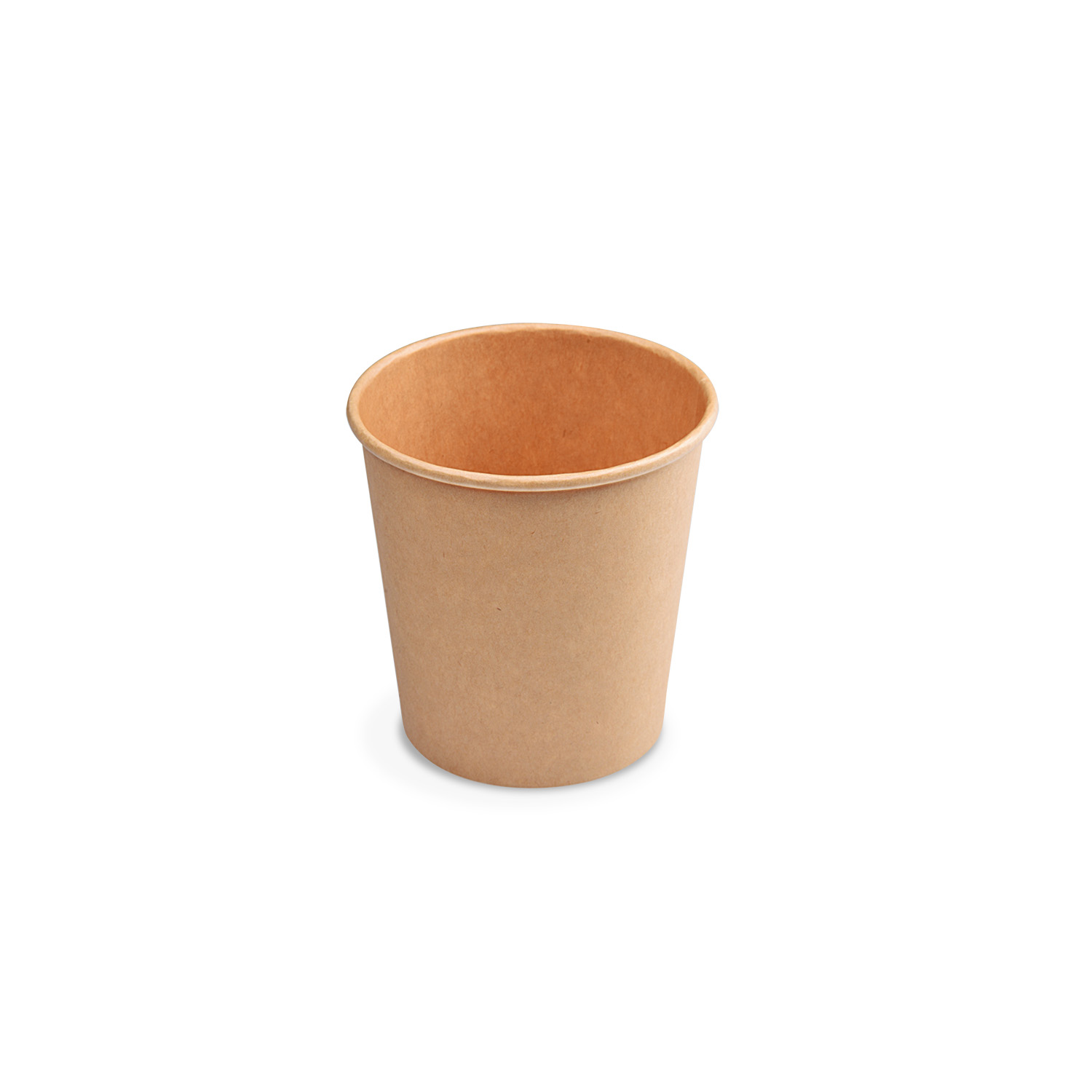 Kaffeebecher aus Kraftbraun 110ml/4OZ - Ø62mm - 50 Stück Kaffeebecher aus Kraftbraun 110ml/4OZ - Ø62mm - 50 Stück