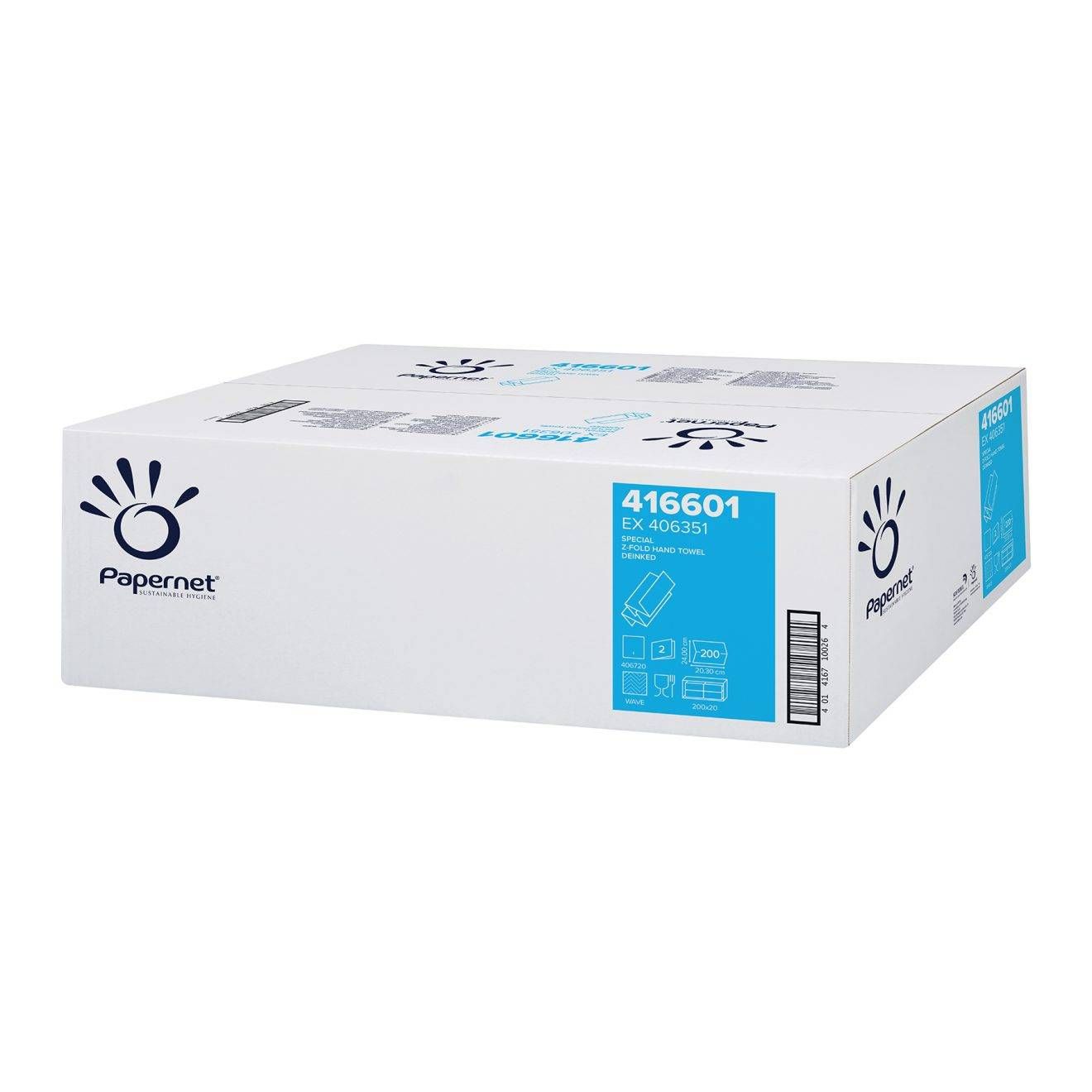 Papernet Z-Falz Falthandtücher 4000 Stk. Papernet Z-Falz Falthandtücher 4000 Stk.