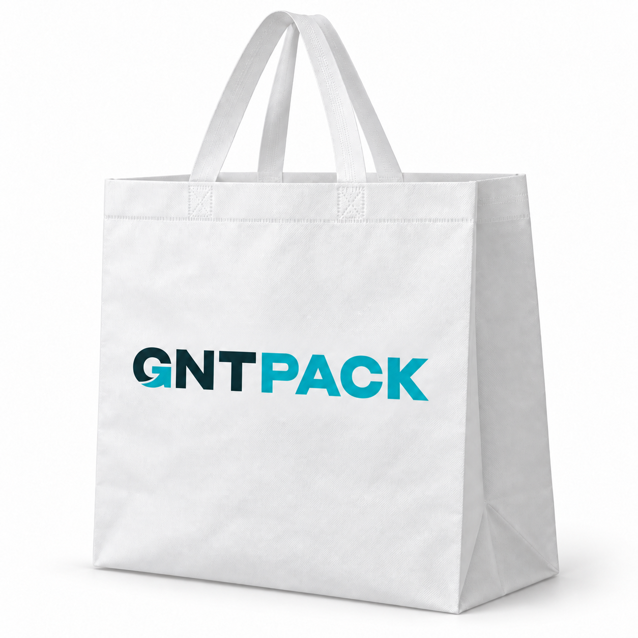 PP Non-Wowen Tragetasche, 70 gsm, 35+20x35cm, individuell bedruckt, 200 Stück/Karton
