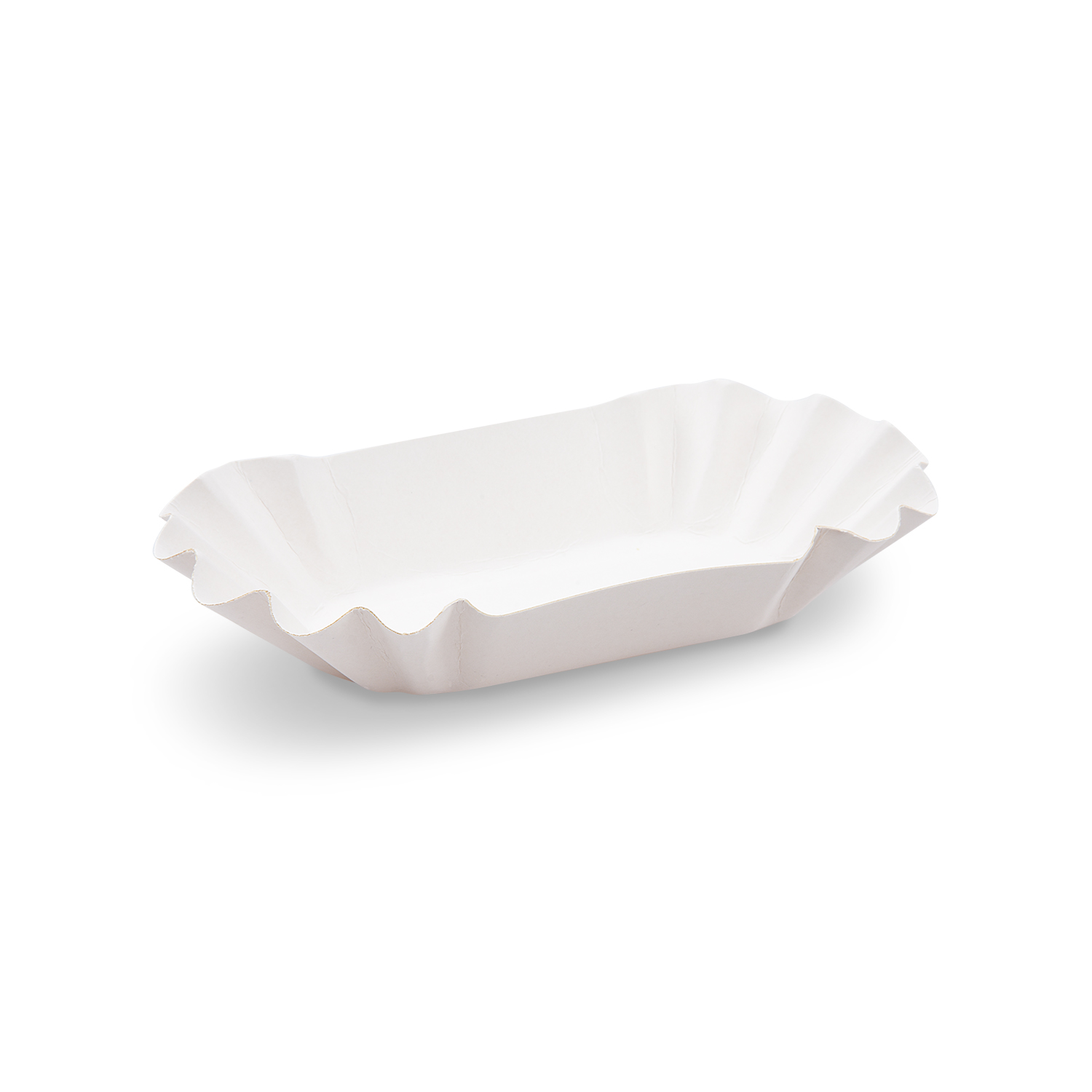 Pappschale, 17,5x10,5x3cm Weiß, Oval, 250 Stück/Pack Pappschale, 17,5x10,5x3cm Weiß, Oval, 250 Stück/Pack