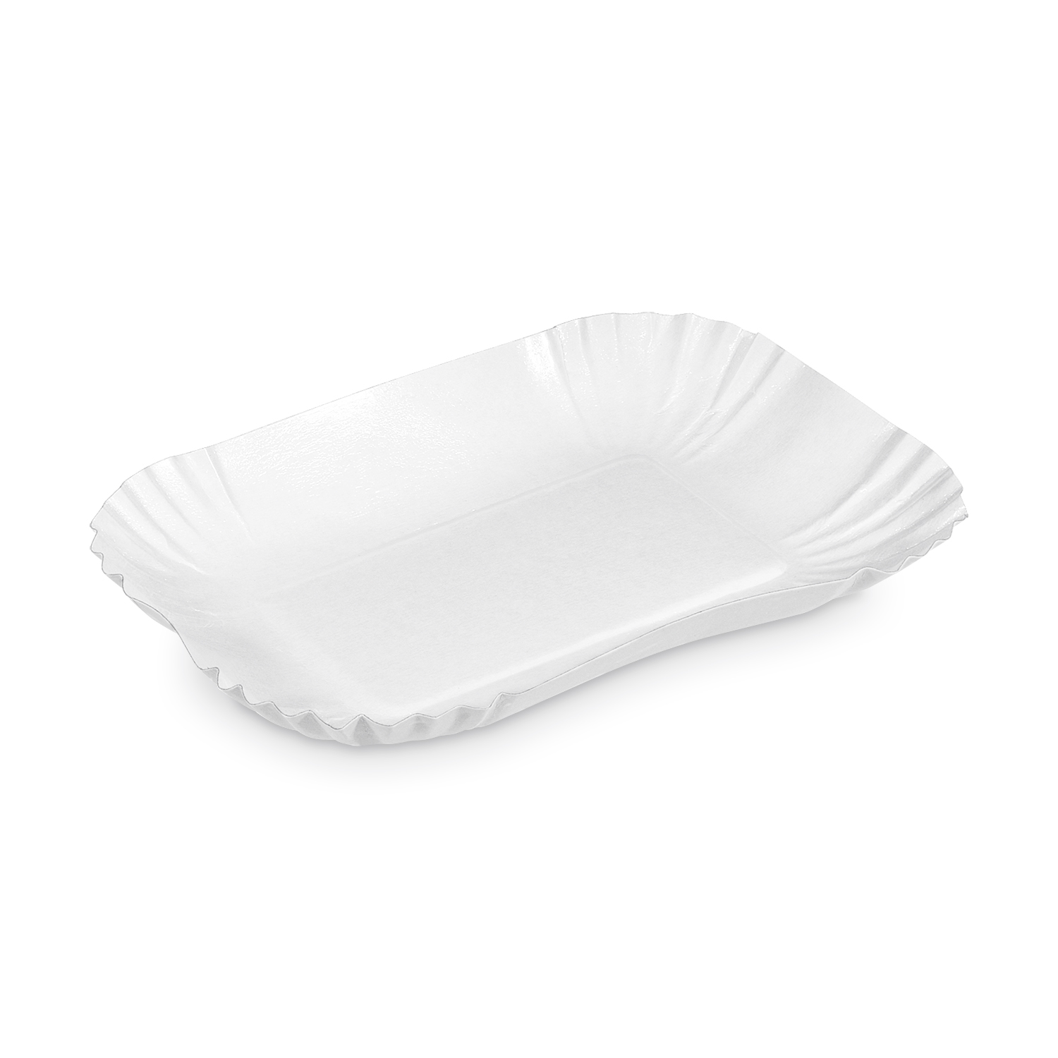 Pappschale, 17,5x13x3cm Weiß, Eckig, 250 Stück/Pack Pappschale, 17,5x13x3cm Weiß, Eckig, 250 Stück/Pack