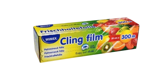 PVC - Frischhaltefolie Spenderkarton 8my 29cm x 300m - 1 Stück