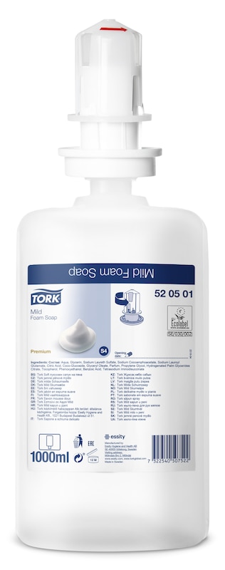Tork S4 milde Schaumseife 1000 ml x 6 Stk. Tork S4 milde Schaumseife 1000 ml x 6 Stk.