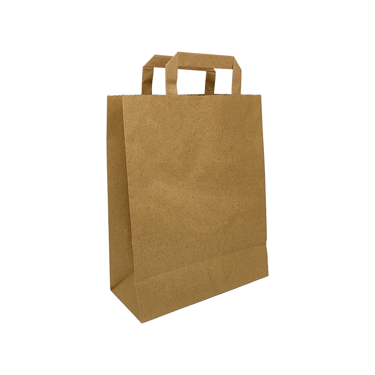 Papiertragetasche Braun, 22+10x28 cm, 250 Stück/Karton Papiertragetasche Braun, 22+10x28 cm, 250 Stück/Karton