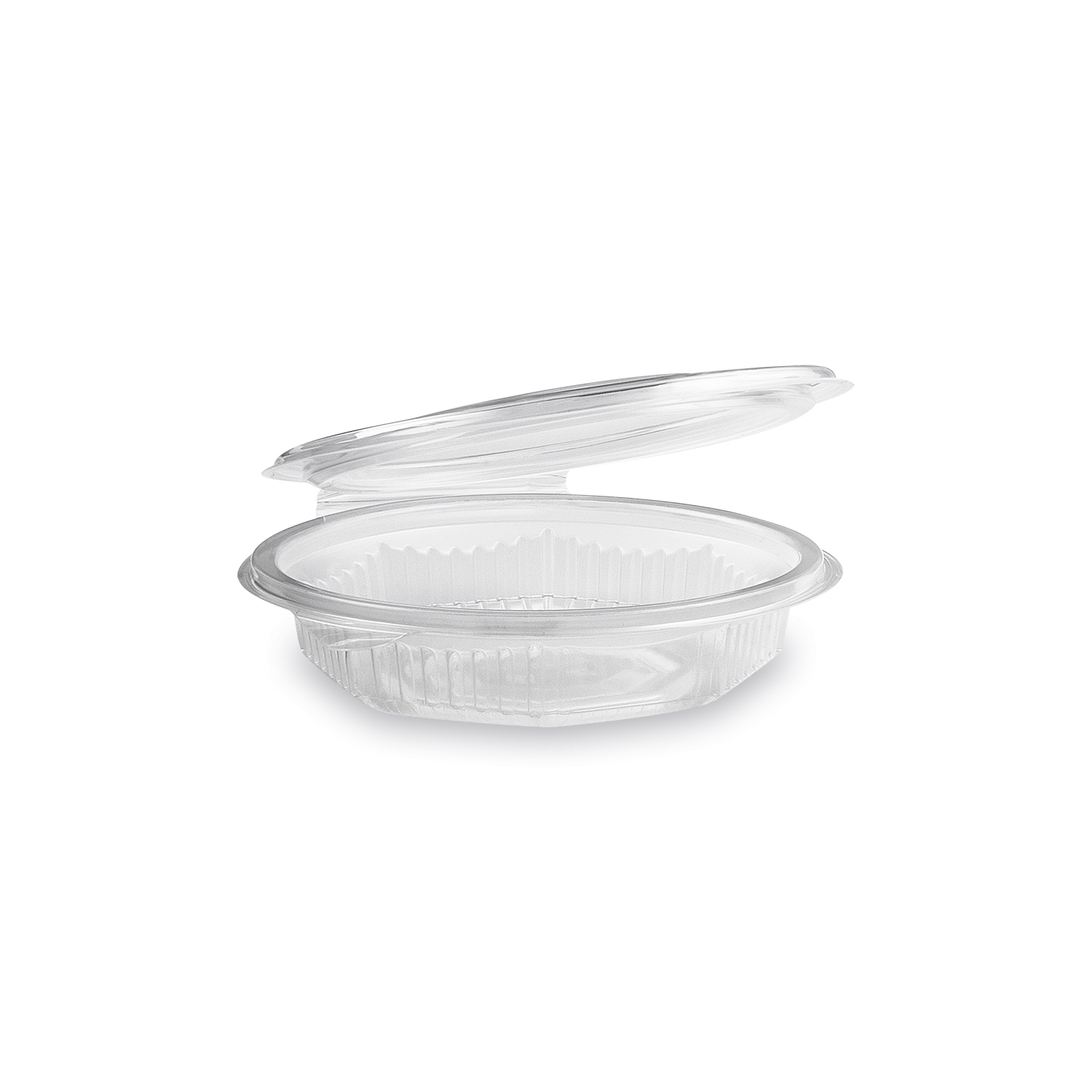 Haushaltsbox mit anhängendem Deckel aus PP, 8 Eckig, 250ml - 50 Stück/Pack Haushaltsbox mit anhängendem Deckel aus PP, 8 Eckig, 250ml - 50 Stück/Pack