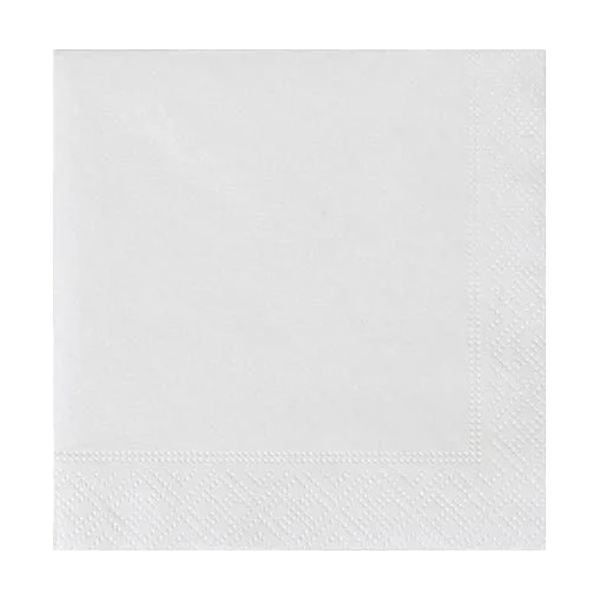 GNTPack Servietten 40 x 40 cm 1/4 2-lagig - Weiß 2000 Stk.
