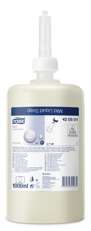 Tork S1 milde Flüssigseife 1000 ml x 6 Stk. Tork S1 milde Flüssigseife 1000 ml x 6 Stk.