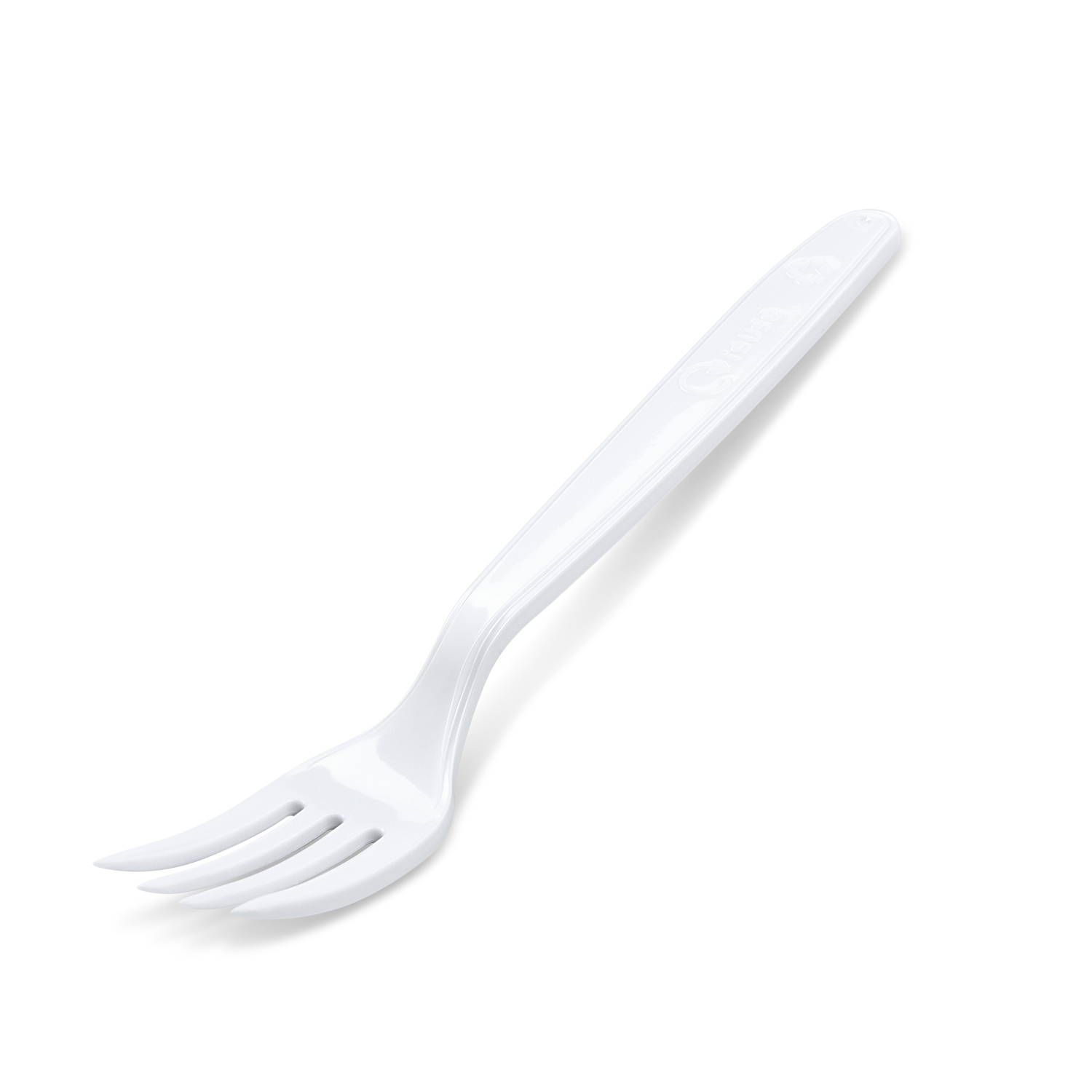 Gabel (PP) wiederverwendbar Weiß 18,5cm - 100 Stück Gabel (PP) wiederverwendbar Weiß 18,5cm - 100 Stück