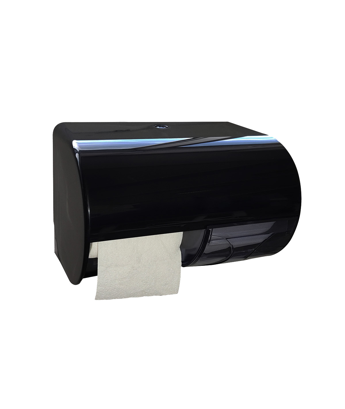 GNTPack Kleinrolle Toilettenpapierspender Schwarz