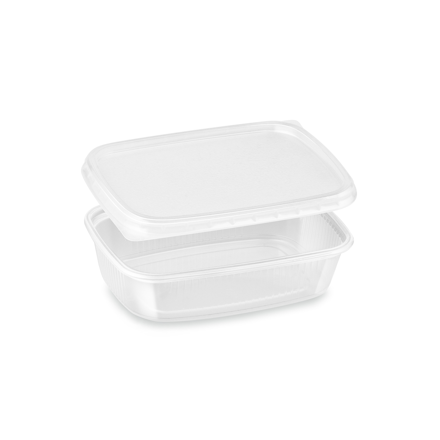 Feinkostbecher - Eckig aus PP 108 x 81 x 25 mm 125 ml mit Deckel, 250 Stück/Karton Feinkostbecher - Eckig aus PP 108 x 81 x 25 mm 125 ml mit Deckel, 250 Stück/Karton