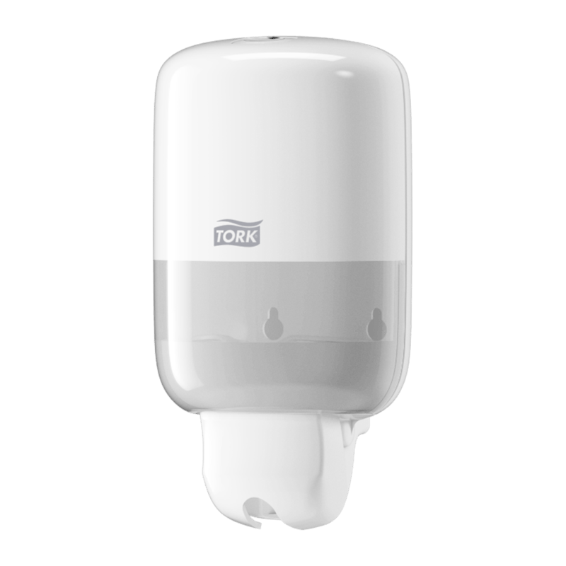 Tork S2 Mini Spender für Flüssigseife Weiß Tork S2 Mini Spender für Flüssigseife Weiß