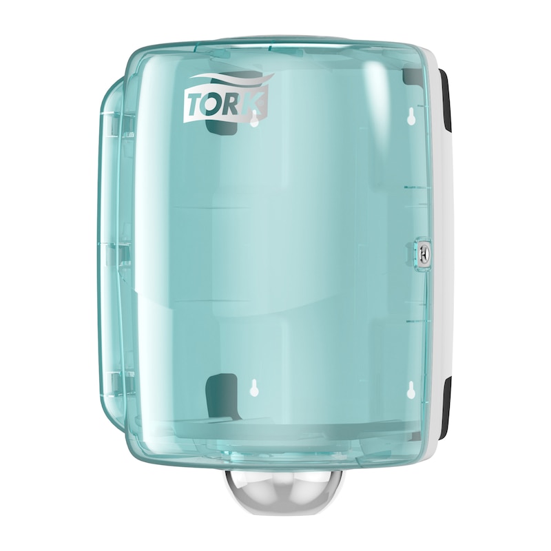 Tork W2 Maxi Innenabrollungsspender Weiß/Türkis Tork W2 Maxi Innenabrollungsspender Weiß/Türkis