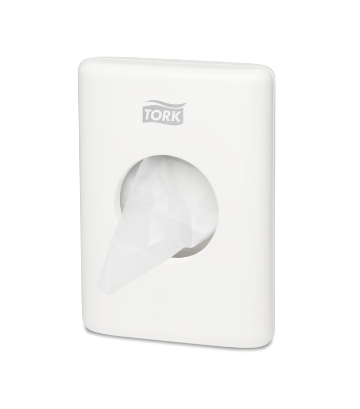 Tork B5 Spender für Hygienebeutel Weiß Tork B5 Spender für Hygienebeutel Weiß