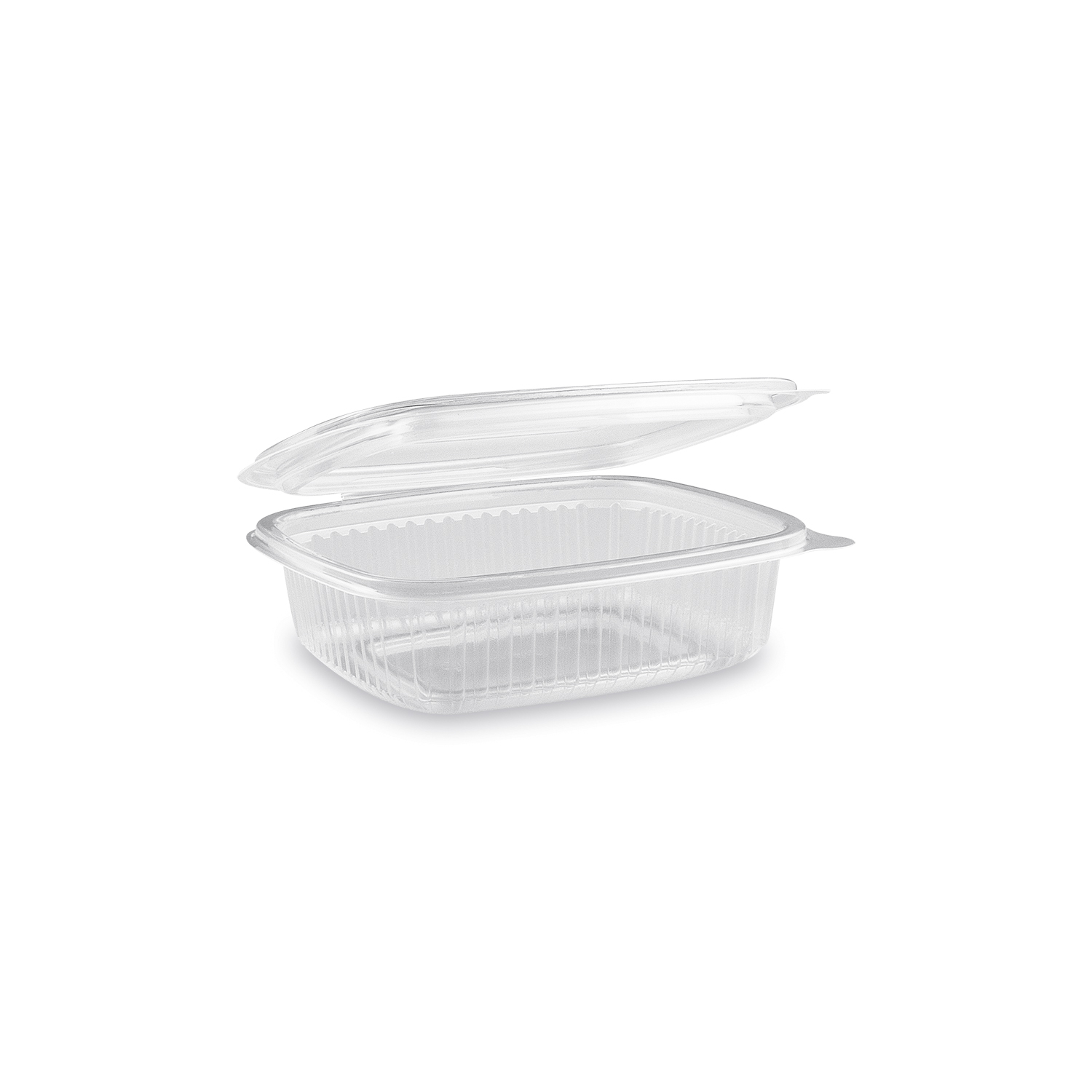 Salatbecher oval mit anhängendem Deckel 375ml, 50 Stück/Pack Salatbecher oval mit anhängendem Deckel 375ml, 50 Stück/Pack
