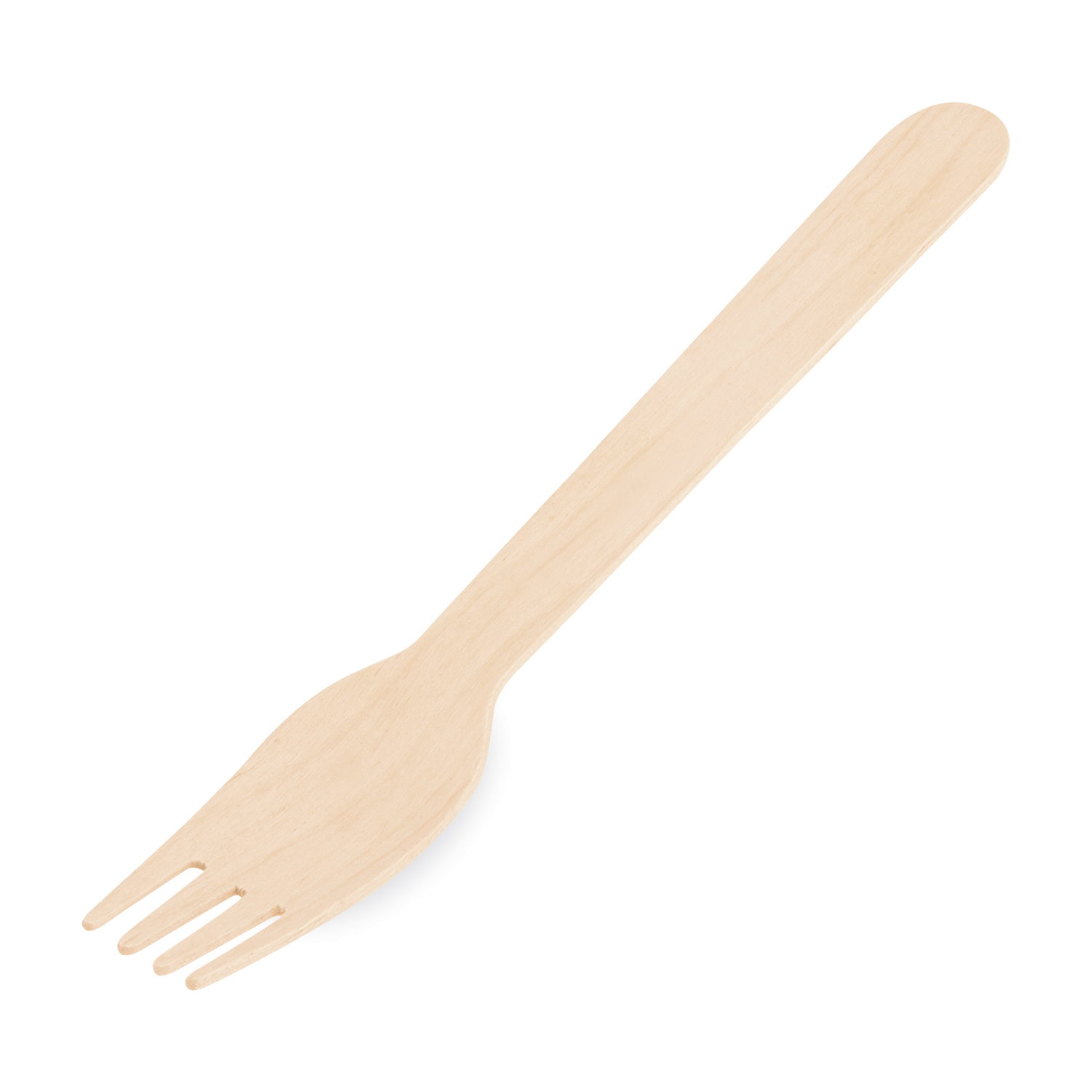Holz Gabel, 16cm - 100 Stück/Pack Holz Gabel, 16cm - 100 Stück/Pack