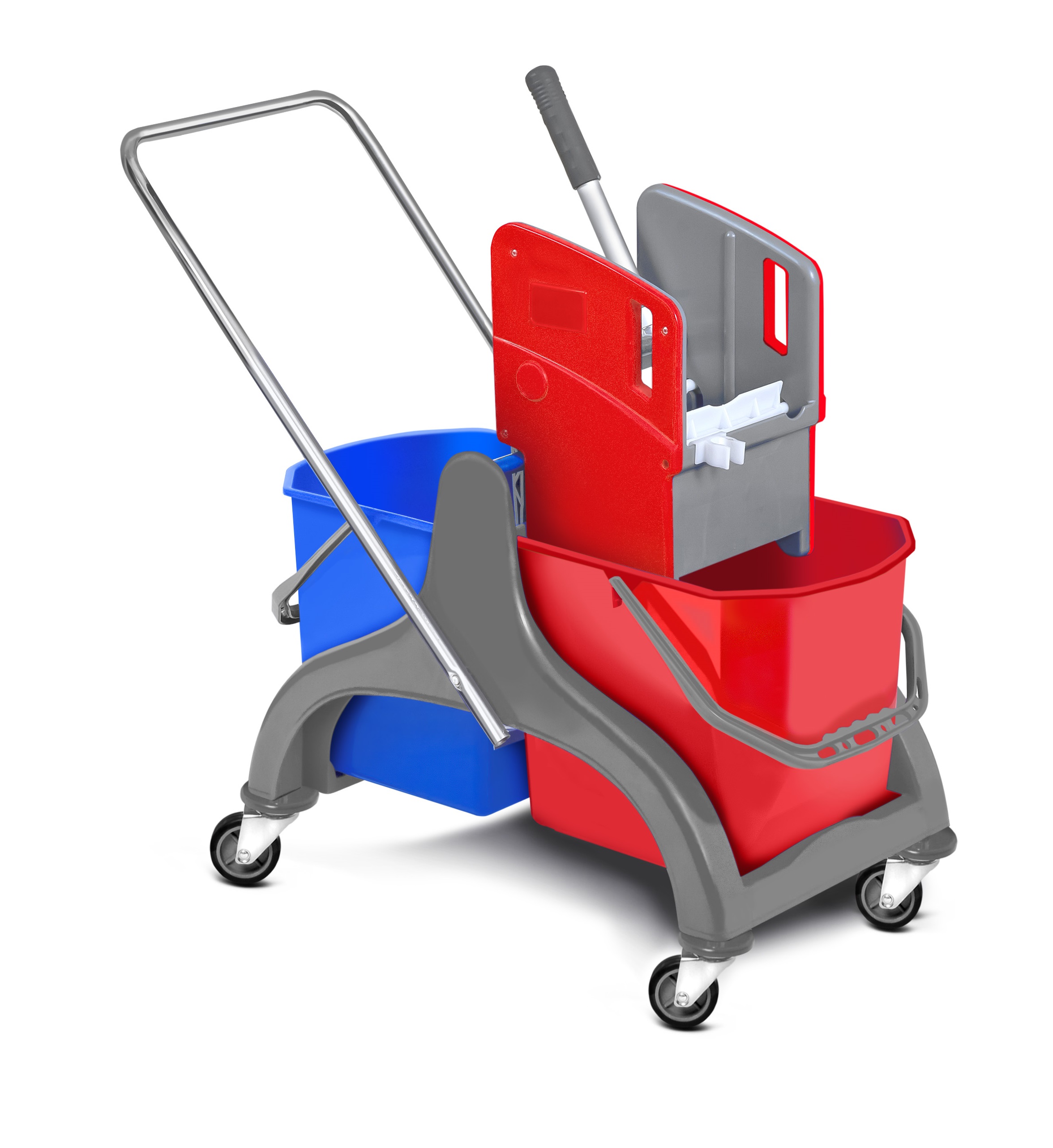 Doppelfahreimer 2 x 25l mit Presse Doppelfahreimer 2 x 25l mit Presse