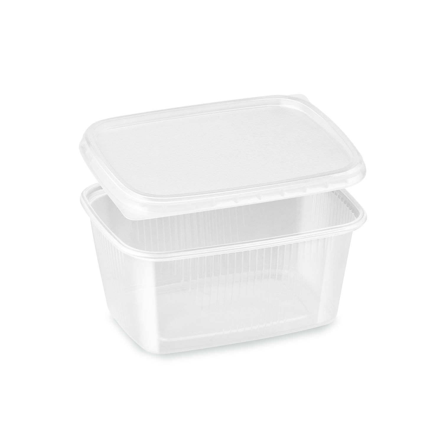 Feinkostbecher - Eckig aus PP 108 x 81 x 48 mm 250 ml mit Deckel, 250 Stück/Karton Feinkostbecher - Eckig aus PP 108 x 81 x 48 mm 250 ml mit Deckel, 250 Stück/Karton