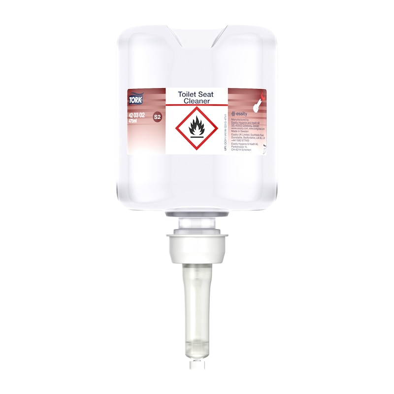 Tork S2 Toilettensitzreiniger 475 ml x 8 Stück Tork S2 Toilettensitzreiniger 475 ml x 8 Stück