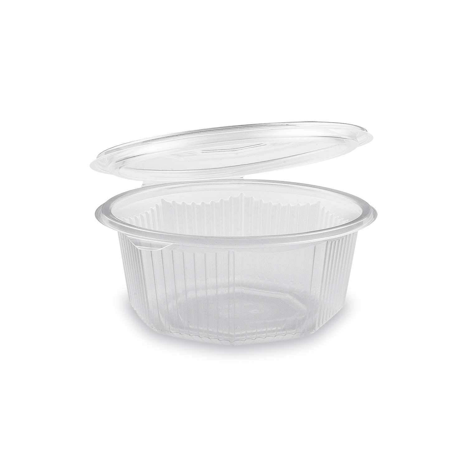 Haushaltsbox mit anhängendem Deckel aus PP, 8 Eckig, 750ml - 50 Stück/Pack Haushaltsbox mit anhängendem Deckel aus PP, 8 Eckig, 750ml - 50 Stück/Pack