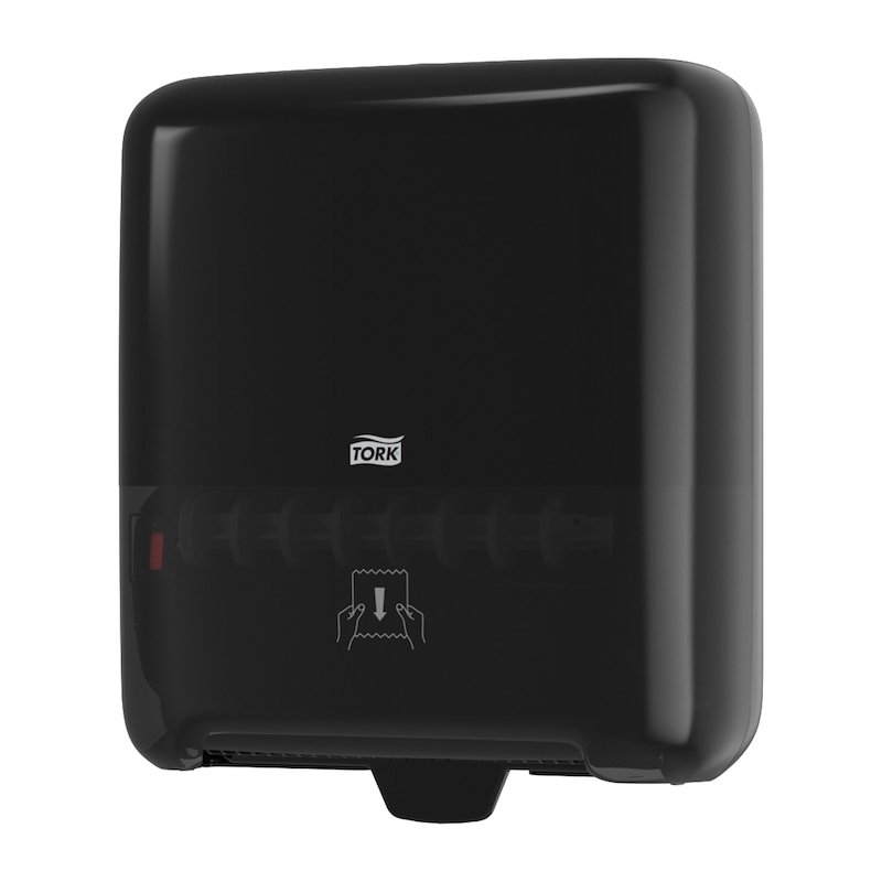 Tork H1 Matic® Sensorspender für Rollenhandtücher Schwarz Tork H1 Matic® Sensorspender für Rollenhandtücher Schwarz