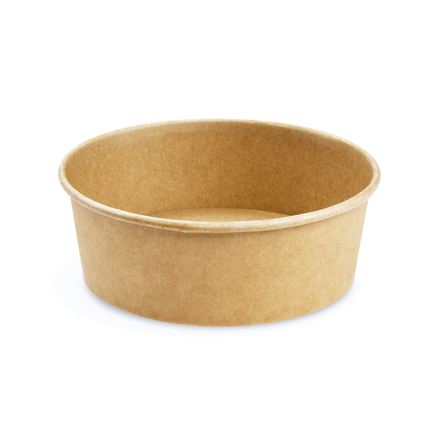 Salatschale aus Papier, Braun Ø 185 mm/1300ml 6x50 Stück/Karton